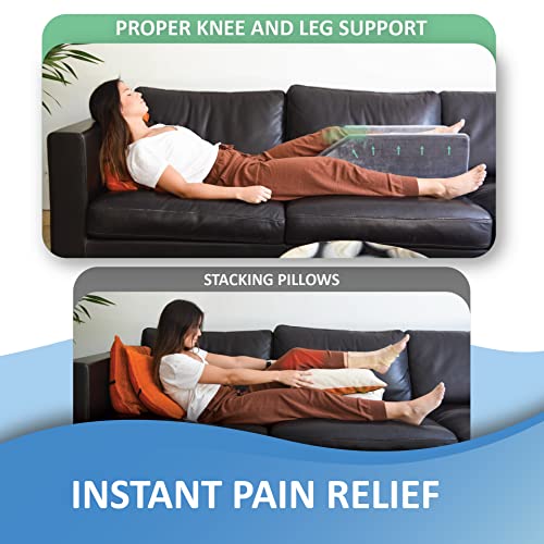 Gentle Living Knee Surgery Pillow Foot Elevation Pillow for Leg After