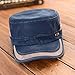 ETOSELL Men Women Adjustable Army Plain Vintage Hat Cadet Military Baseball Cap Blue