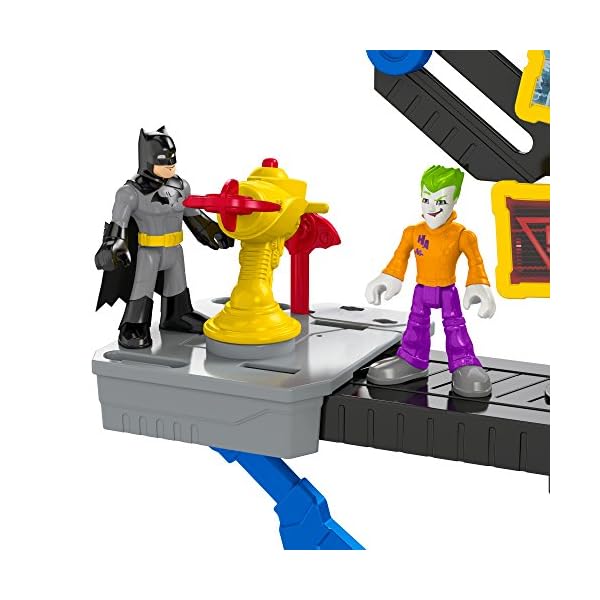 Imaginext-CHH91-Transforming-Batcave-Batman-Playset-with-Lights-and-Dart-Launcher-with-Batman-and-Joker-Figures-Suitable-From-3-Year-Old Imaginext CHH91 Transforming Batcave, Batman Playset with Lights and Dart Launcher with Batman and Joker Figures…