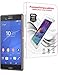 PThink 2.5D Round Edge 0.3mm Ultra Slim Nano Tempered Glass Screen Protector for Sony Xperia Z3 (Not for Xperia Z3v) with 9H Hardness/Anti-scratch/Fingerprint resistant (Sony Xperia Z3)