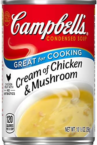 Amazon Com Campbell S Soup Cream Of Chicken With Mushroom 10 75 Oz Grocery Gourmet Food