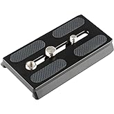 CAMVATE Camera Quick Release Base Plate with 1/4" & 3/8" Threads Compatible with Manfrotto577/ 501/504 Tripod - 2149
