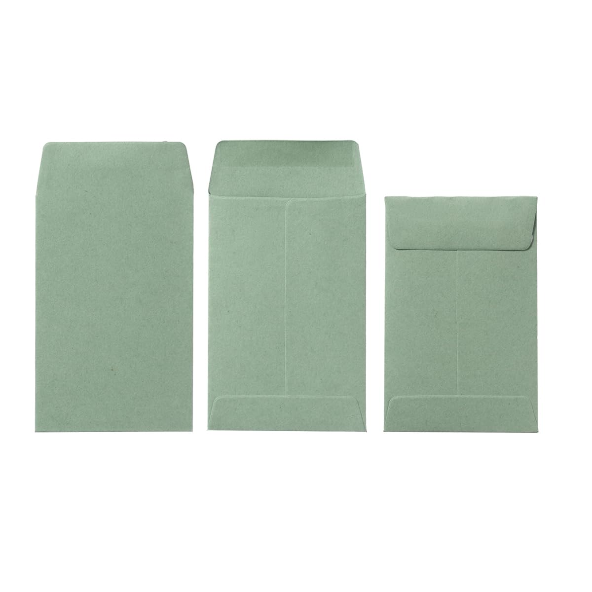 Photo 1 of 100 Pack Small Coin Envelopes Self-Adhesive Kraft Paper Seed Envelopes Mini Parts Small Items Stamps Storage Packets Envelopes for Garden, Office or Wedding Gift (Black, 2.25×3.5 inch)