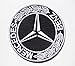 MERCEDES BENZ Logo MOTOR AUTO sew iron on Patch Badge Embroidery 7.5 cm 3