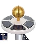 Solar Flag pole Light With 26 Flag LED Lights, Auto Active and Waterproof for 15 to 25 Ft Flag Pole Night Lighting Lights up Flag or Outdoor Camping Tent