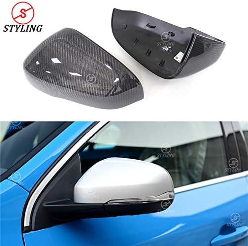 Cocas 1:1 Replacement Style for Volvo V40 V60 S60 Carbon Fiber Rear Side View caps Mirror Cover S60 V60 Carbon Mirror Cover 2012-2017