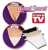A0123 As Seen on Tv Secret Clip on Mock Camisoles 3 Color Bra Cami Strap Slide
