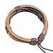 YUEAON handmade multi-style vintage leather cord bracelets cuff bangles rope wristbands Braided wrap tribal bracelet unisex for men women boys girls fashion jewelry adjustable brown 5pcs