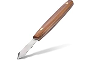 RUITOOL Marking Knife, Long‑Neck Thin Blade Scribing Tool with Dual Grooves for Woodworking – High Carbon Steel Double Beveled Blade for Precision Wood Carving & Fine‑Line Scribing in Narrow Grooves