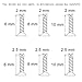 newlng 1200pcs Small Screws Phillips Flat Head Cross Self Tapping Tiny Screw Cabinet Electronic Accessories Screw Multifunctional DIY Micro Woodworking Screws Set Bronze
