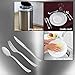 Plastic Silverware | Heavy Duty & Solid Cutlery Disposable Utensils Set | Perfect for Weddings, Buffets, Luncheon, Birthdays, & More | 40 spoons, 80 forks, and 40 knives