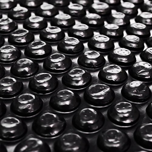 vidaXL Treibende Pool Solarfolie rechtecking 6 x 4 m Pools, Schwarz