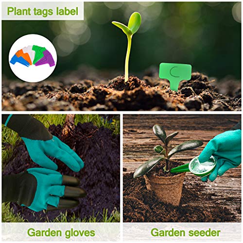 AUTUY Garden Tool Set Garden Tools for Gardening 31 Piece Aluminum Tool Kit with Storage Pocket Garden Tool Set for Men Women