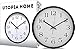 Large Decorative Black Wall Clock - Universal Non-Ticking & Silent 12-Inch Wall Clock