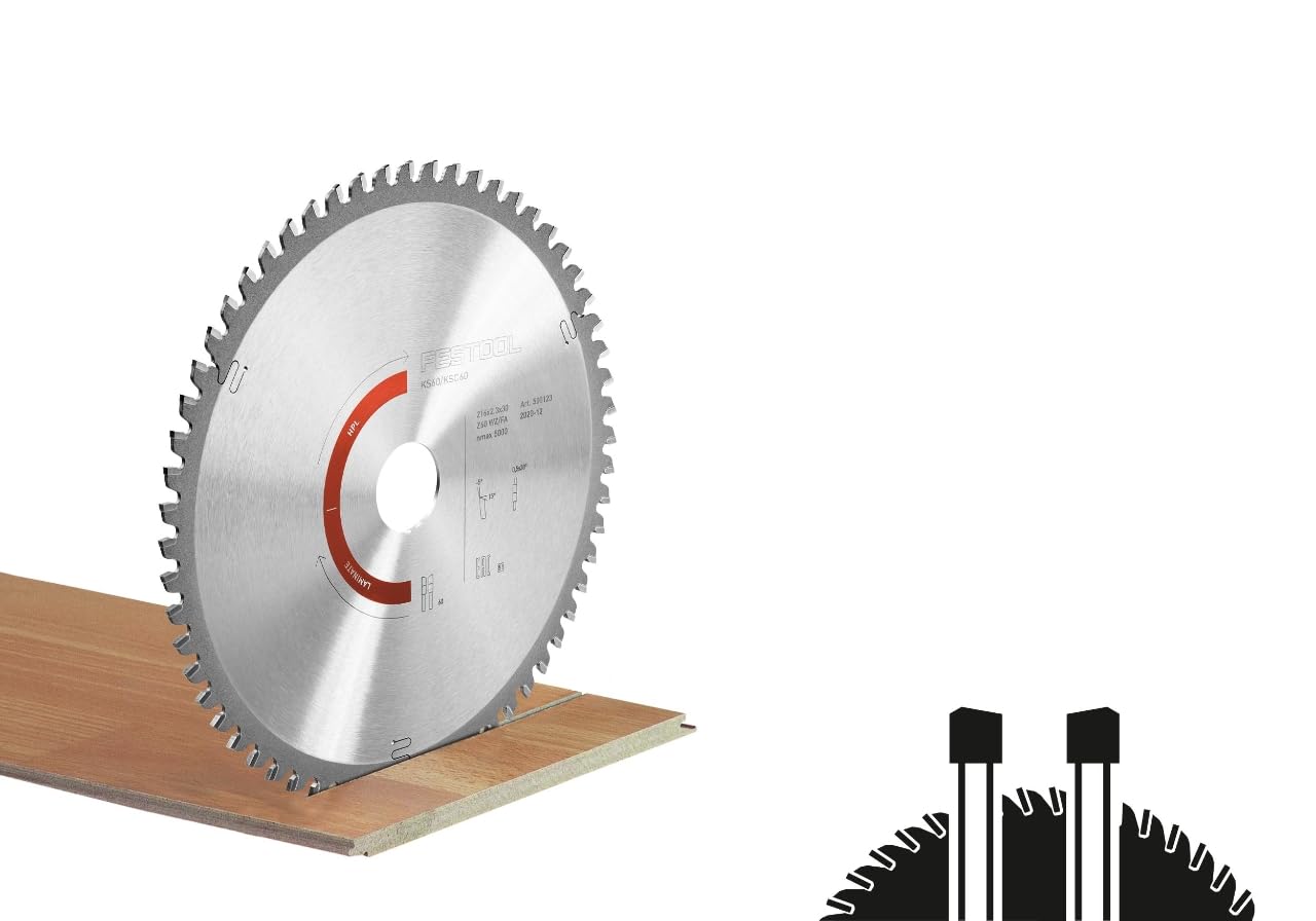 Festool Saw blade LAMINATE/HPL HW 216x2,3x30 WZ/FA60