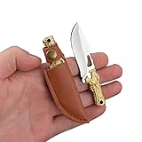 SZHOWORLD Small Fixed Blade Knife, 2 inch 5Cr Steel