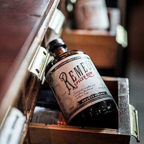 Remedy Spiced Rum I Gold Meiningers International Spirits Awards I Gold London Spirits Awards I Auf Basis 3 karibischer Rums I Feine Noten von Vanille, Orangenschale & Zimt I 41,5 % vol. I 1 x 0,7l – Bild 3
