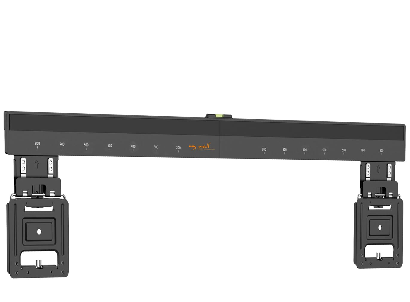 Mywall TV Wall Mount HE7-2L for Flat Screens 43-100 Inches, TV Mount for Wall, Load up to 75 kg, Universal TV Mount Ultra Slim, Wall Mount TV 9.5 mm Distance from Wall