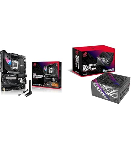 Amazon.com: Bundle of ASUS ROG Strix X870E-E Gaming WiFi AMD AM5