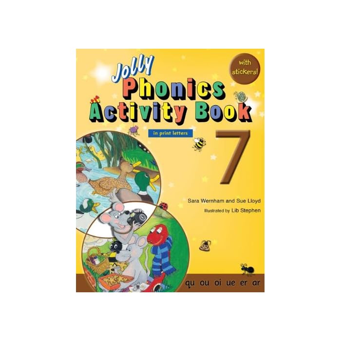 Buy Jolly Phonics Activity Book In Print Letters (7) (Jolly Phonics
