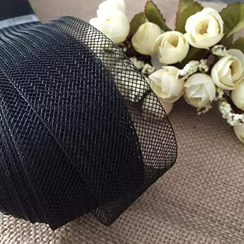 Wide Polyester White Horsehair Braid, Selling Per Roll/ 50 Yards (1