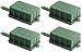 Floral Supply Online - Large Flower Cage Holders with Floral Foam for Fresh Flowers. Includes Flower Guide Booklet. (Pack of 4)