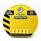 Plugfones Silicone Replacement Plugs - 5 Pairs (Yellow)