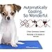 Pawaboo Pet Cooling Mat, 19.7 x 15.7 Inch Pressure Activated Self Cooling Cold Gel Mat Pad for Couches, Car Seats, Pet Beds & Kennels, Keeping Pets Dogs Cats Cool and Comfort, Blue