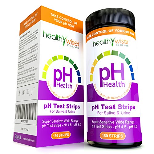 Ph test strips 150ct - tests body ph levels for alkalin…
