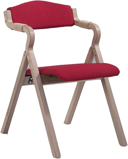 Zzzzy Holz Klappstuhl Gepolstert Esszimmer Stuhl Mobel Zeitgenossischen Sitz 2 Player Rot Amazon De Kuche Haushalt