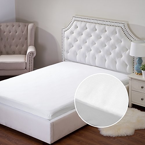 Waterproof Mattress Protector King Hypoallergenic Soft Terry Dust Mite Resistant Breathable by Bedsure