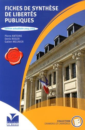 Fiches de synthèse de libertés publiques