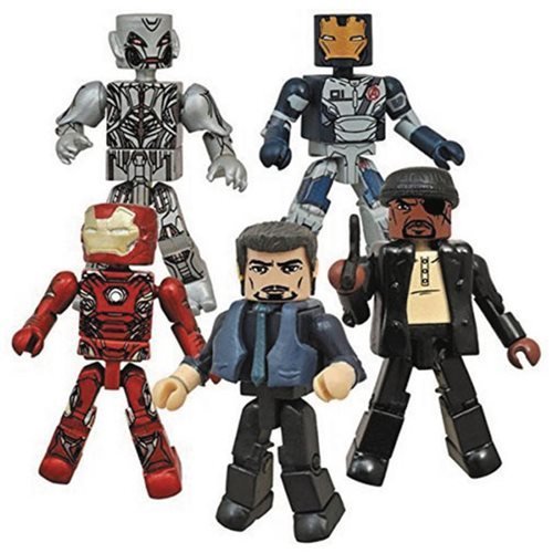 San Diego Comic Con 2015 Exclusive Avengers Age of Ultron Marvel Minimates Set of 5