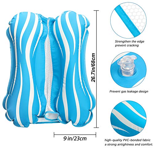 Homga Water Hammock,Swimming Pool Floats Hammocks Portable Pools Lounger Float Hammock Inflatable Rafts Floating Chair Pool Float for Adults and Kids
