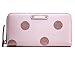 Kate Spade Neda Haven Lane Glitter Polka Dot Pink Zip Around Wallet