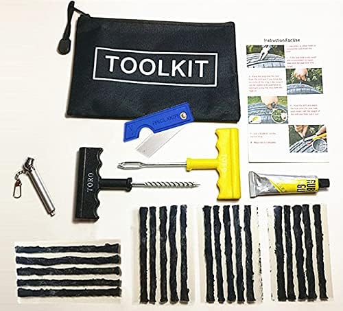 TOOL KITS EMERGENCY Car Van Bike Tubeless Tyre Puncture Repair With Strip Set