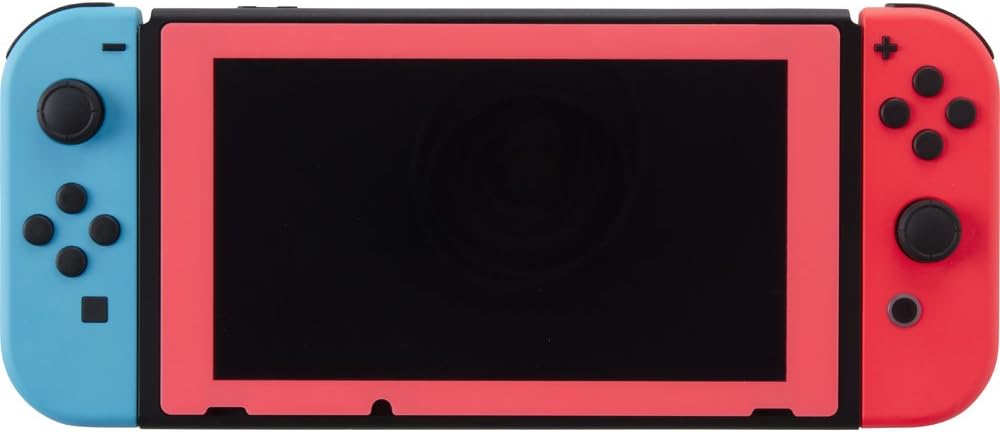 Amazon Cyber 高硬度 液晶保護ガラスパネル フレームカラーバージョン Switch 用 レッド ゲーム Amazon Cyber 高硬度 液晶保護ガラスパネル フレームカラーバージョン Switch 用 レッド ゲーム