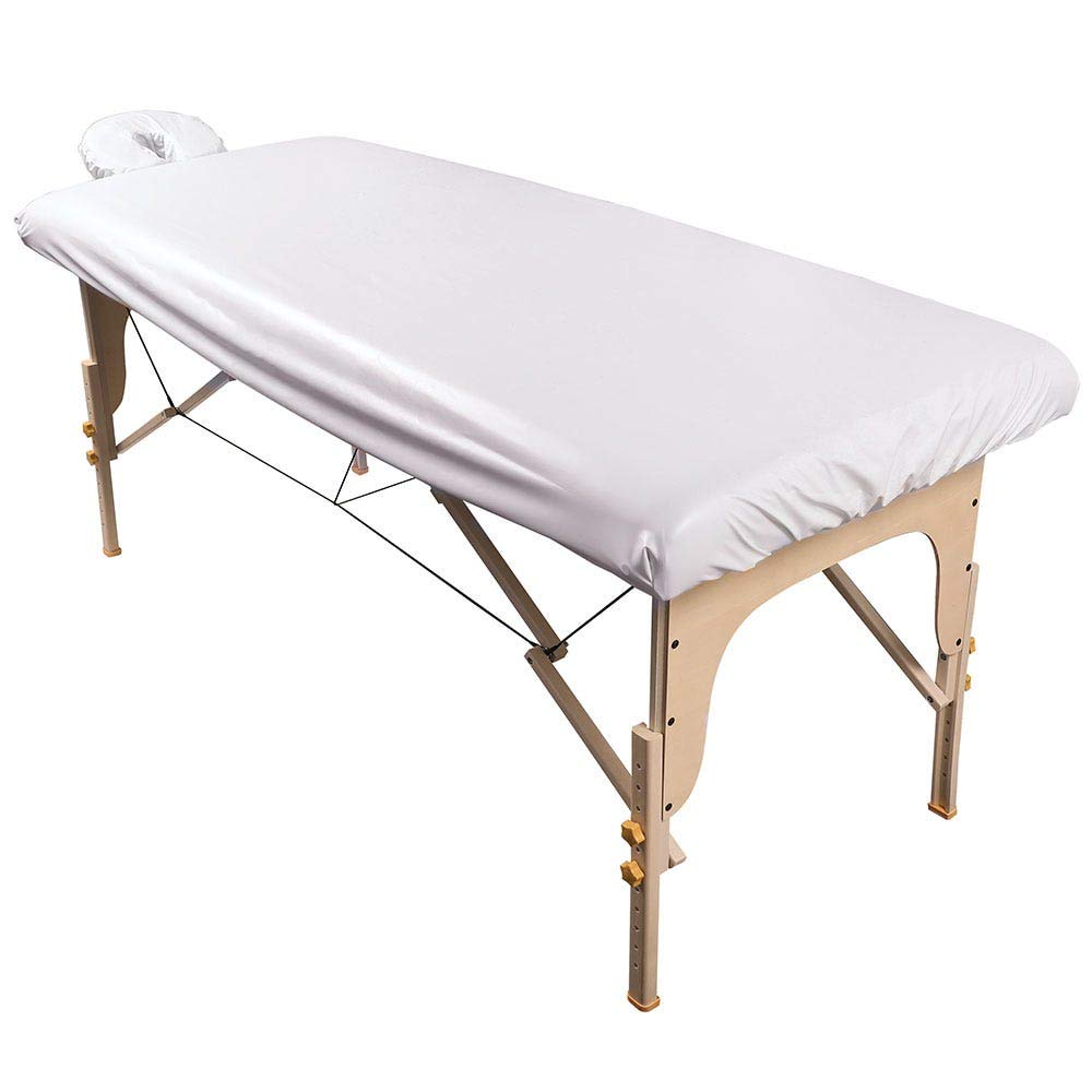 ForPro Waterproof Spa Treatment Massage Sheet Set, White, Machine-Washable, for Massage Tables, Includes Massage Fitted Sheet and Massage Face Rest Cover : Beauty