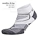Balega Enduro V-Tech Low Cut Socks For Men and Women (1 Pair) (2017 Model), Black/Grey Heather, Large