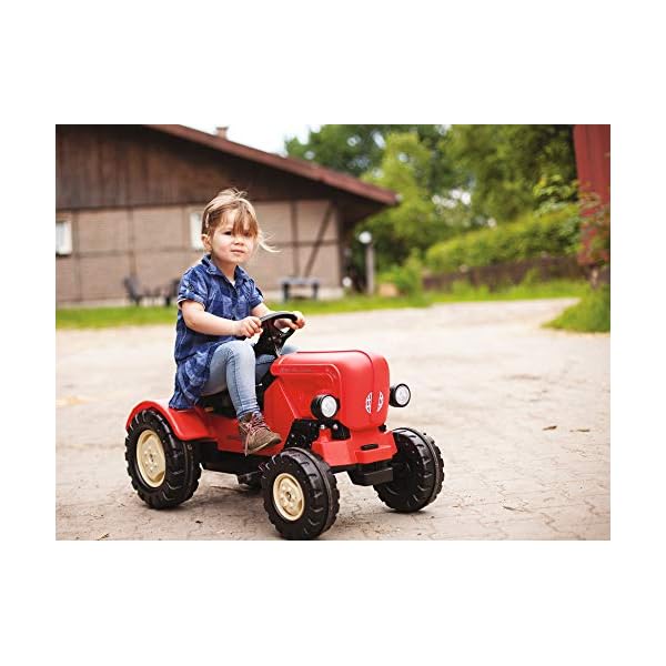 BIG - Porsche Diesel Junior - Kindertrettraktoren, Spielfahrzeug mit Präzisionskettenantrieb, verstellbarer Sitz, bis 50… – Bild 5