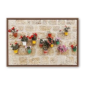 Framed Rural Landscape Photography Home Artwork for Living Room Bedroom