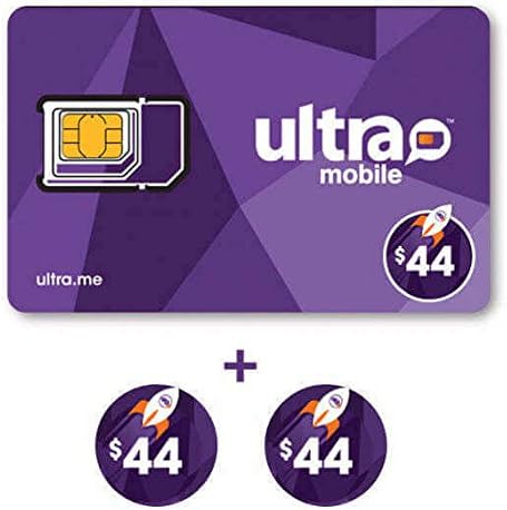 Ultra Mobile triple Punch Sim Card + 2 Months $44 Plan