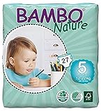 Bambo Nature Nappies - Junior Size 5 27s (Pack of 3)