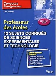 12 sujets corrigés de sciences expérimentales et technologie