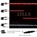 LYLLA 5-Function 49 Inch LED Tailgate Light Strip Bar, Waterproof Turn Signal, Parking, Brake, Reverse Lights for Trucks Pickup Jeep Dodge Ram Toyota Chevy Silverado GMC Red/White