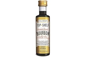 HOBBY HOMEBREW Moonshine Alcohol Flavoring Kentucky Bourbon Whiskey Still Spirits Top Shelf 50ml