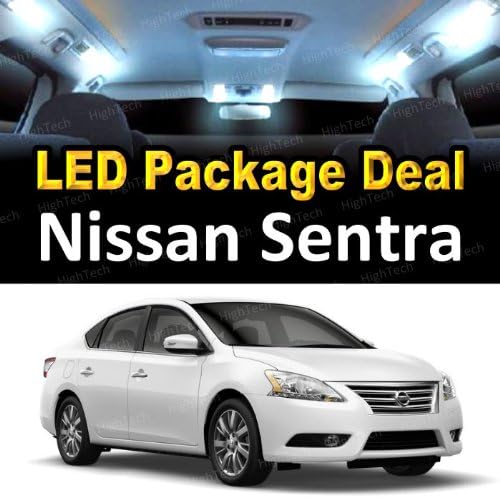 HighTechAutoAccessory - LED Interior Package Deal for 2011 Nissan Sentra (6 Pieces), WHITE