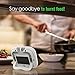 Nuovoware Digital Kitchen Timer, Digital Loud Alarm Timer with Large LCD Display and Strong Magnetic Back for Cooking Baking, Minute Second Count Up and Countdown, White