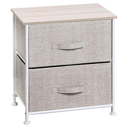 Mdesign Short Vertical Dresser Storage Tower Sturdy Steel Frame