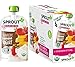 Sprout Organic Stage 2 Baby Food Pouches, Strawberry Banana Yogurt, 3.5 Ounce (Pack of 6)